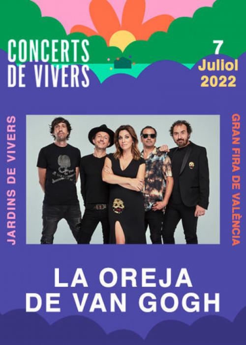 Cartel de Concierto de La Oreja de Van Gogh en Valencia