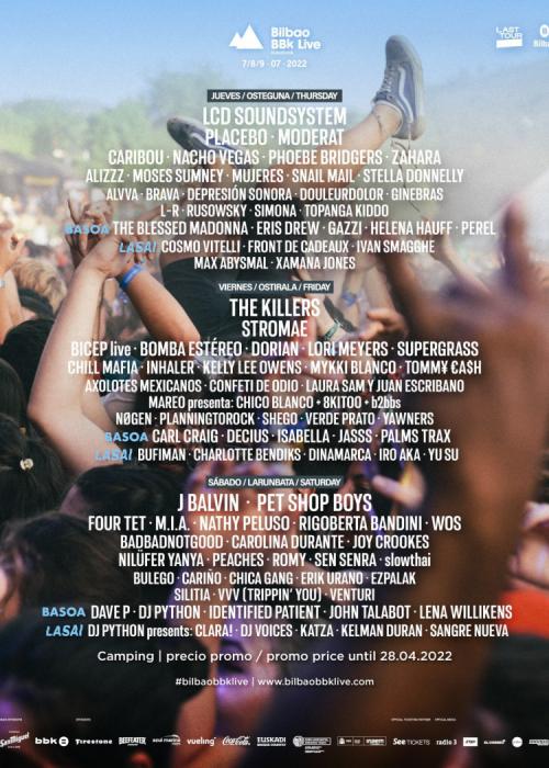 Cartel de BBK Live 2022