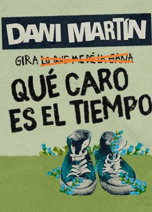 Cartel de Concierto de Dani Martín en Chiclana de la Frontera