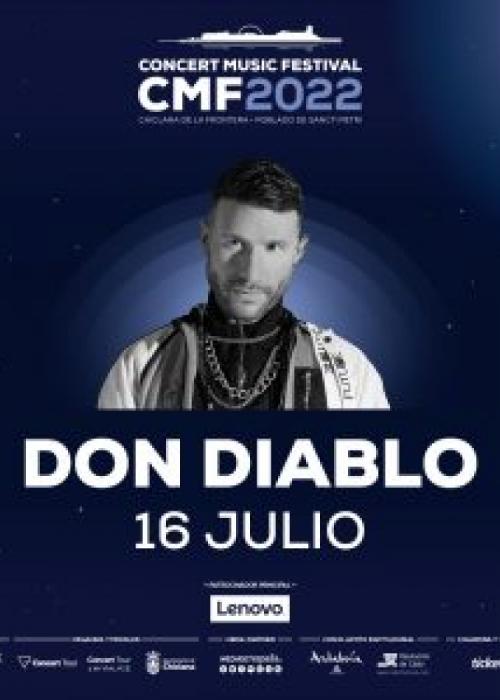 Cartel de Concierto de Don Diablo en Chiclana de la Frontera