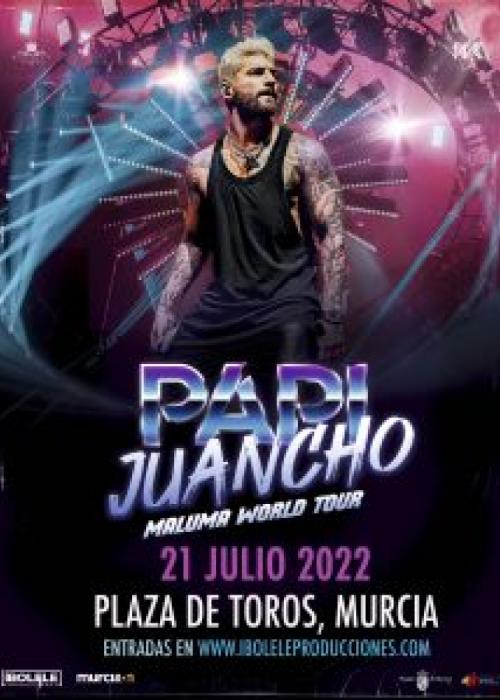 Cartel de Concierto de Maluma en Murcia