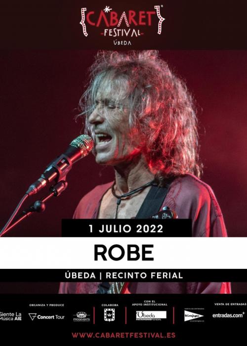 Cartel de Concierto de Robe Iniesta en Úbeda