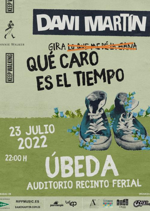 Cartel de Concierto de Dani Martín en Úbeda