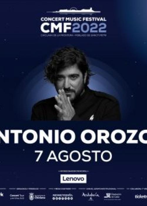 Cartel de Concierto de Antonio Orozco en Chiclana de la Frontera