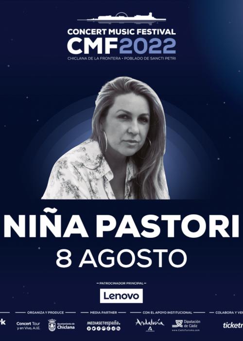 Cartel de Concierto de Niña Pastori en Chiclana de la Frontera