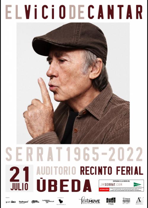Cartel de Concierto de Joan Manuel Serrat en Úbeda
