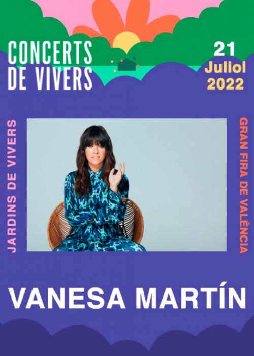 Cartel de Concierto de Vanesa Martín en Valencia