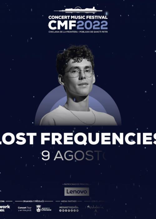 Cartel de Concierto de Lost Frequencies en Chiclana de la Frontera