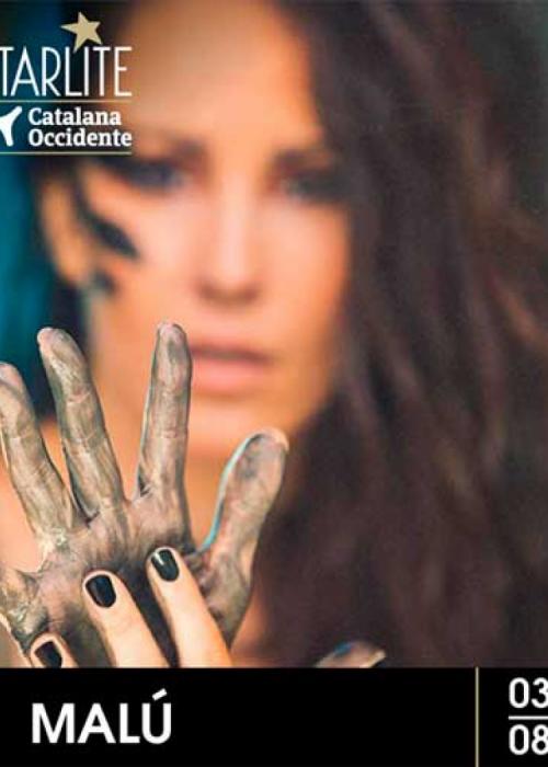 Cartel de Concierto de Malú en Marbella