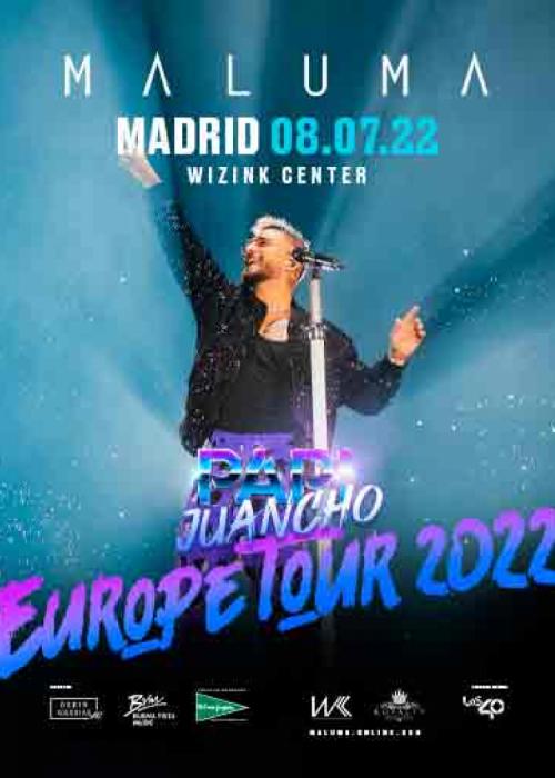 Cartel de Concierto de Maluma en Madrid
