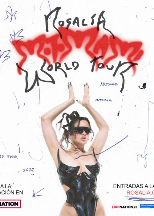 Cartel de Concierto de Rosalía en Granada