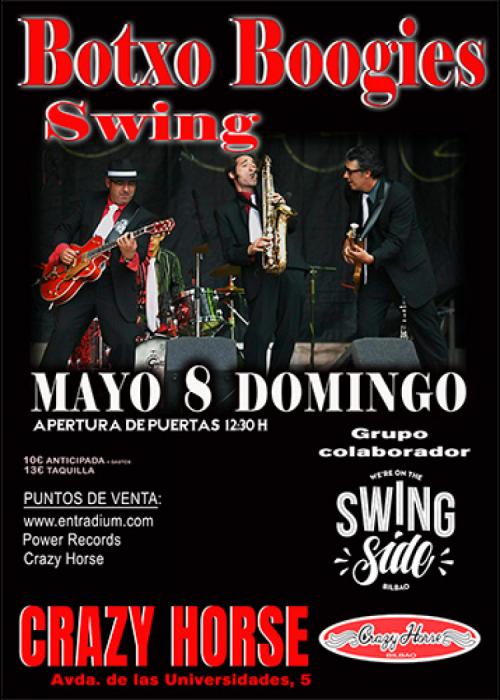 Cartel de Concierto de BOTXO BOOGIES en Bilbao