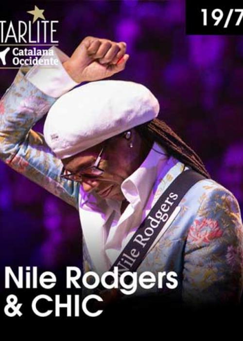 Cartel de Concierto de Nile Rogers en Marbella