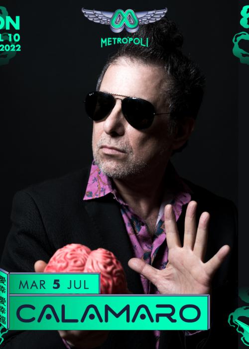 Cartel de Concierto de Andrés Calamaro en Gijón