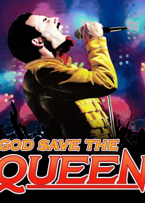 Cartel de Concierto de God Save The Queen en Roses