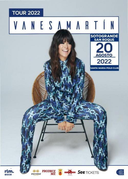 Cartel de Concierto de Vanesa Martín en San Roque