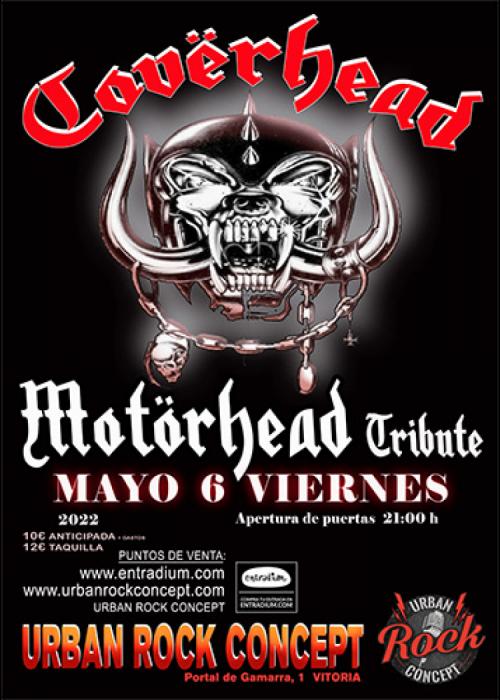 Cartel de Concierto de CÖVERHEAD- MOTÖRHEAD TRIBUTE- en Vitoria-Gasteiz