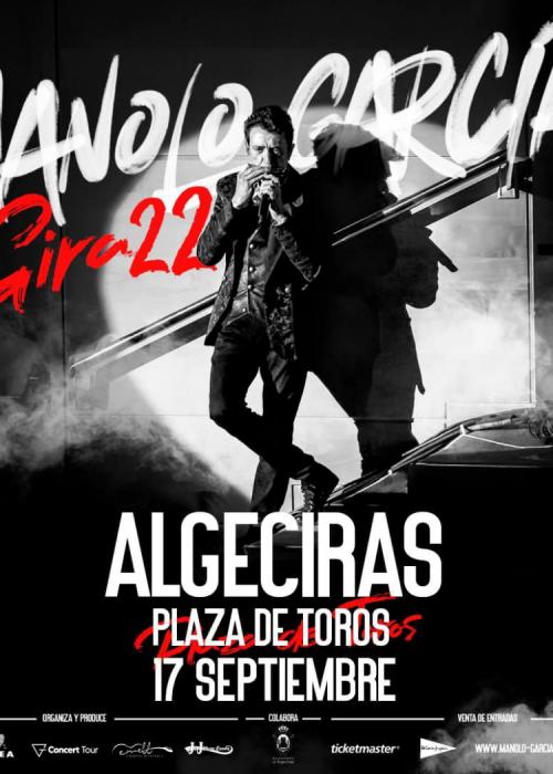 Cartel de Concierto de Manolo García en Algeciras