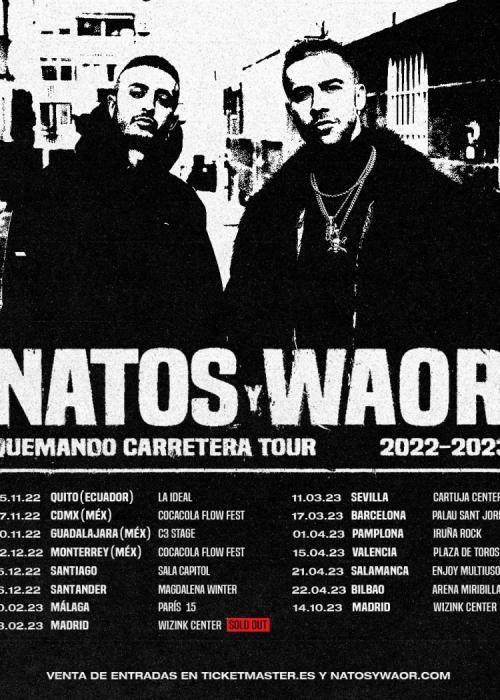 Cartel de Concierto de Natos y Waor en Madrid