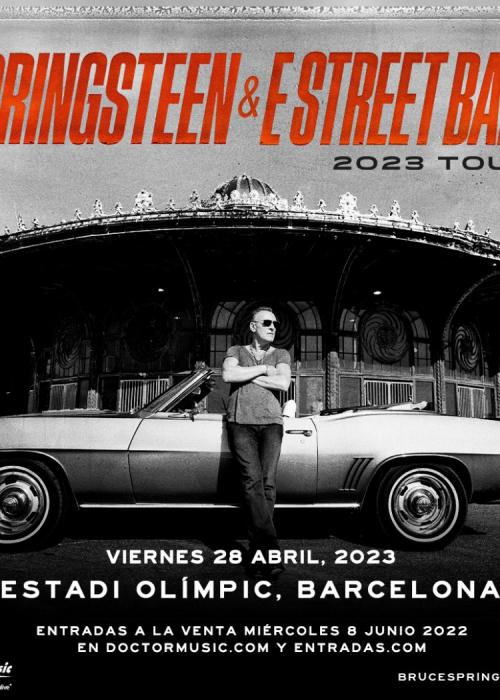 Cartel de Concierto de Bruce Springsteen en Barcelona