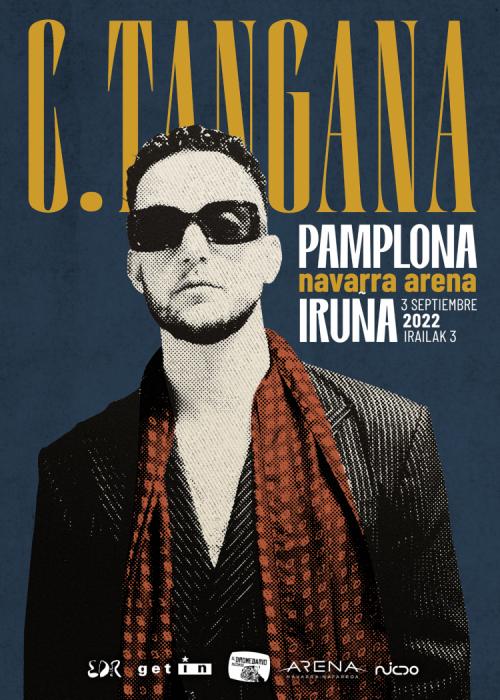 Cartel de Concierto de C.Tangana en Pamplona/Iruña