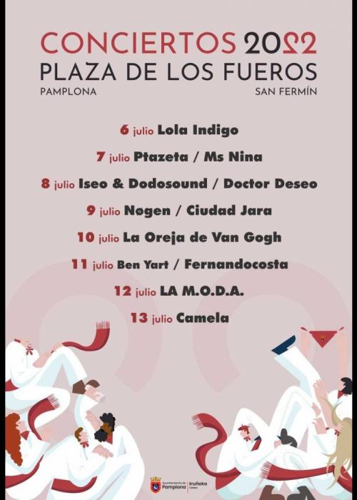 Cartel de Concierto de Lola Indigo en Pamplona/Iruña