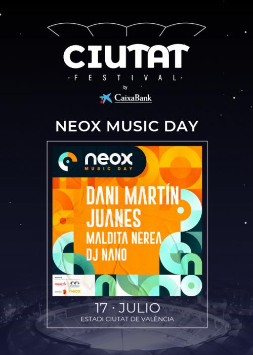 Cartel de Neox Music Day Valencia