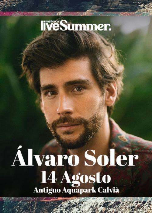 Cartel de Concierto de Álvaro Soler en Calvià