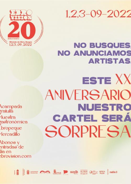 Cartel de Ebrovisión 2022