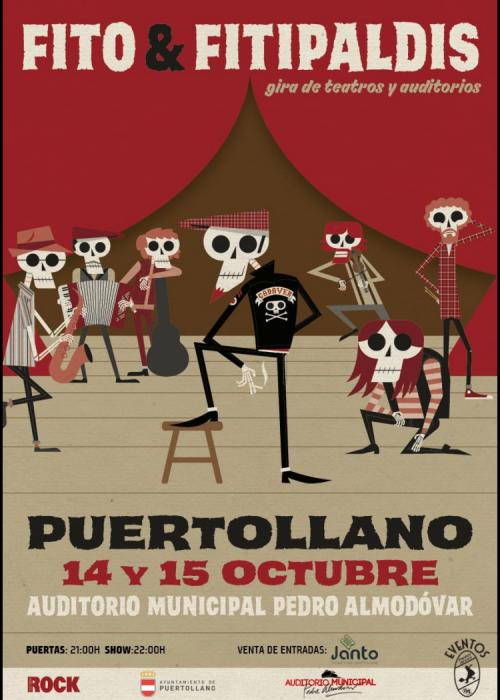 Cartel de Concierto de Fito & Fitipaldis en Puertollano
