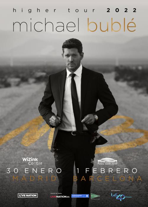 Cartel de Concierto de Michael Bublé en Madrid