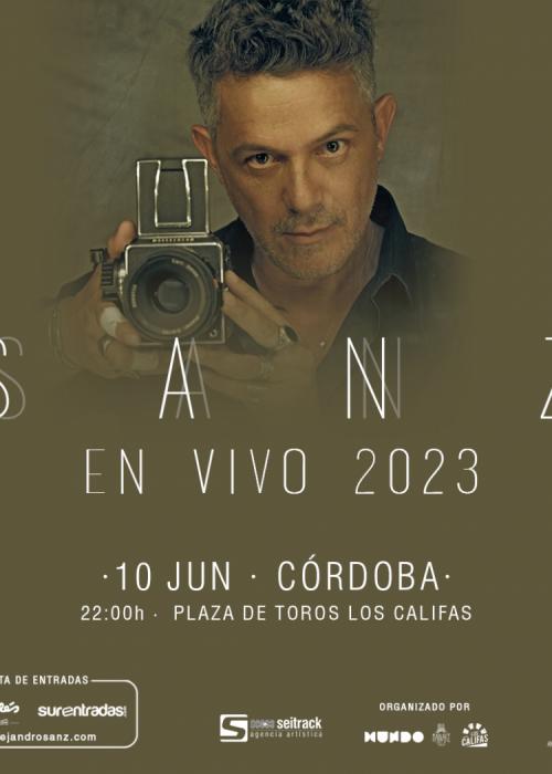 Cartel de Concierto de Alejandro Sanz en Córdoba