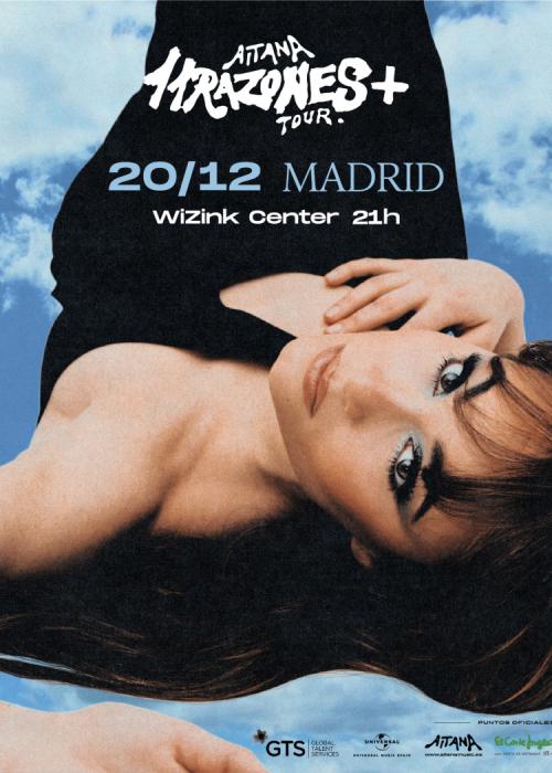 Cartel de Concierto de Aitana en Madrid