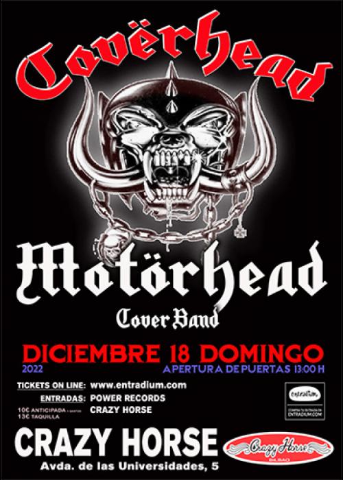 Cartel de Concierto de CÖVERHEAD- MOTÖRHEAD TRIBUTE- en Bilbao