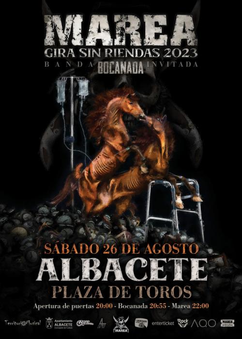 Cartel de Concierto de Marea en Albacete