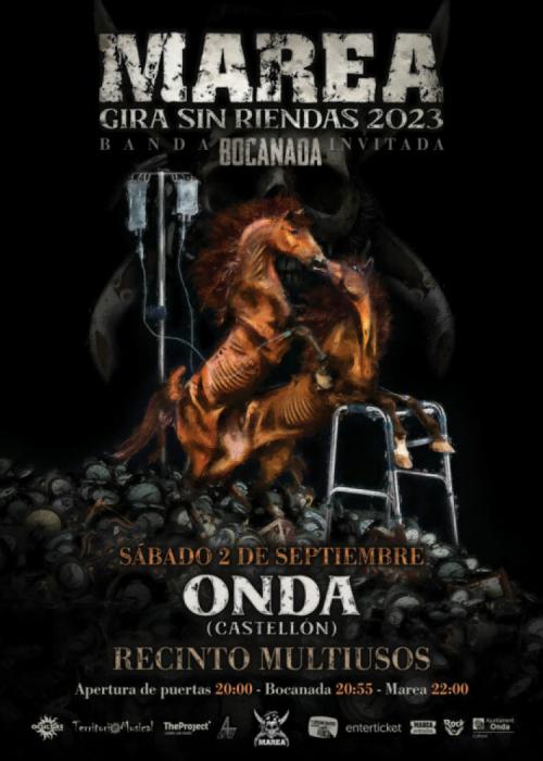 Cartel de Concierto de Marea en Onda