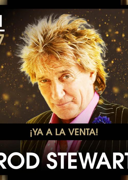 Cartel de Concierto de Rod Stewart en Marbella