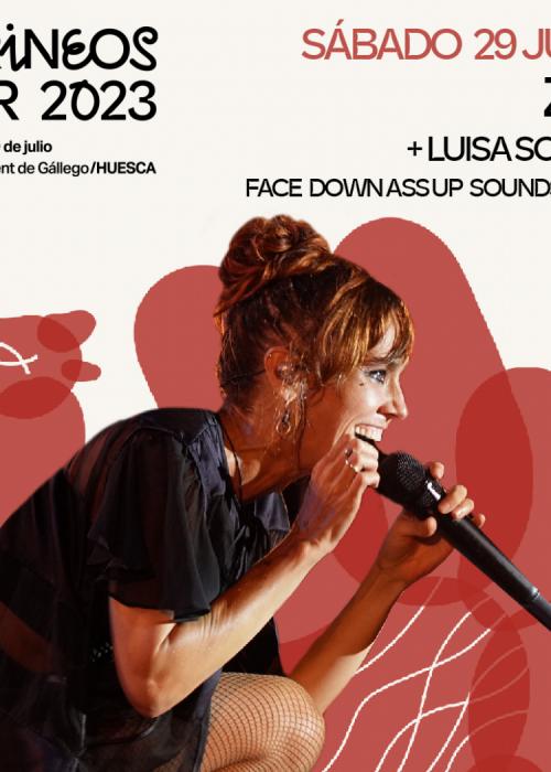 Cartel de Concierto de Zaz + Luísa Sobral en Sallent de Gállego
