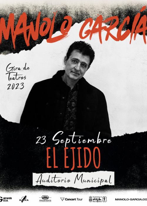 Cartel de Concierto de Manolo García en El Ejido