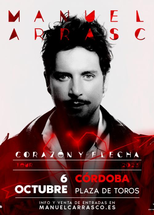 Cartel de Concierto de Manuel Carrasco en Córdoba