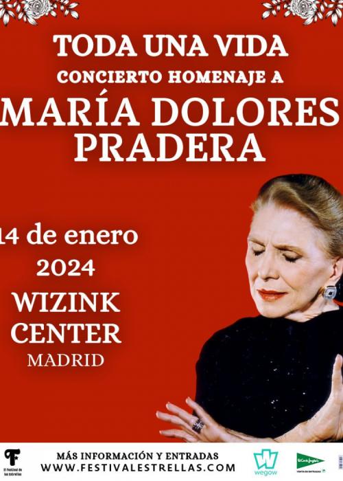 Cartel de Concierto homenaje a María Dolores Pradera en Madrid