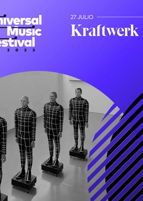 Cartel de Concierto de Kraftwerk en Madrid