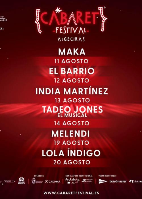 Cartel de Concierto de El Barrio en Algeciras