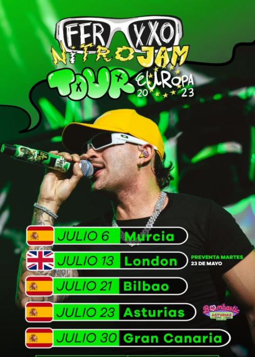 Cartel de Concierto de Feid en Chiclana de la Frontera