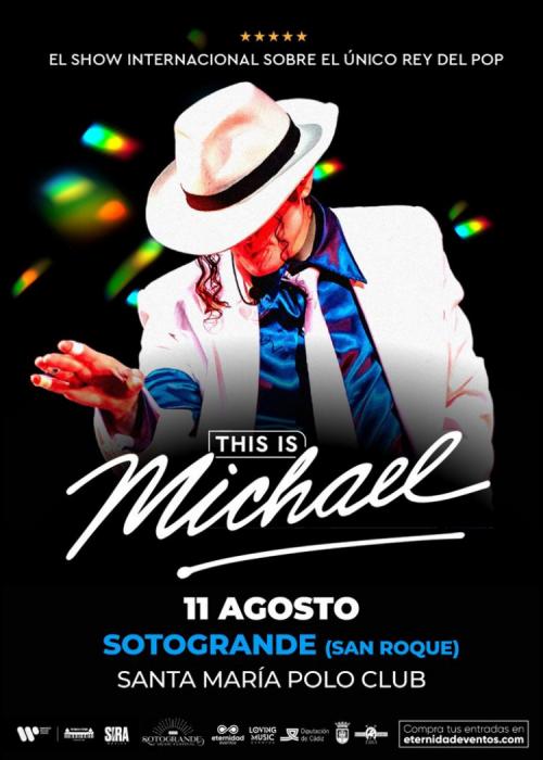 Cartel de Concierto de This is Michael en San Roque