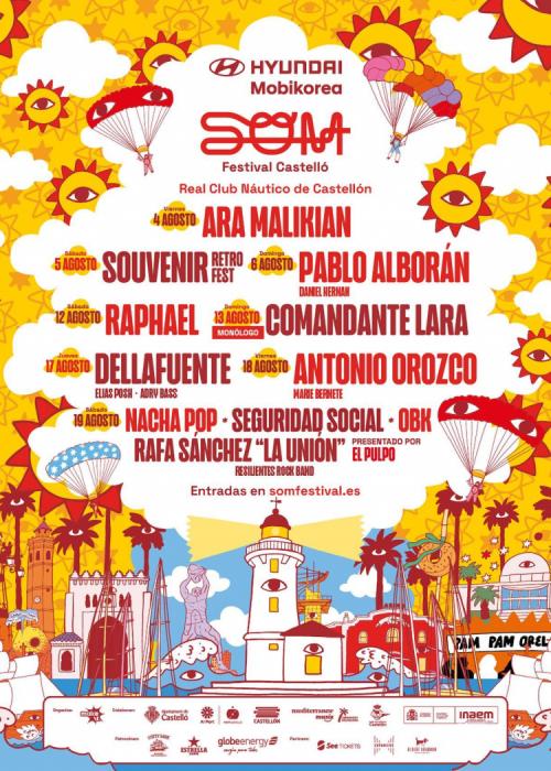 Cartel de Concierto de Antonio Orozco en Castellón de la Plana