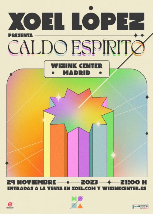 Cartel de Concierto de Xoel López en Madrid