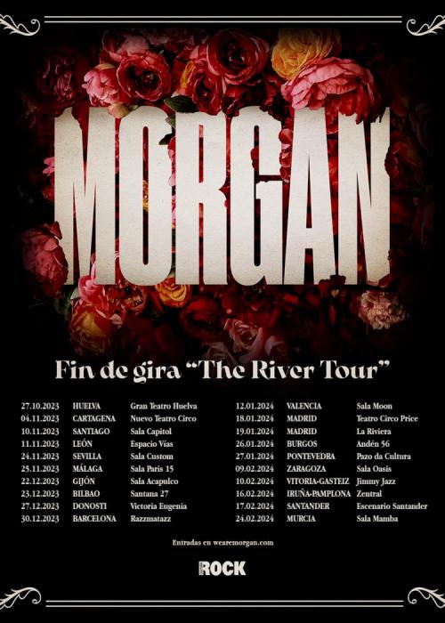 Cartel de Concierto de Morgan en Madrid