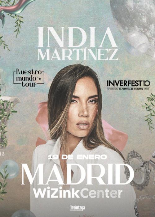 Cartel de Concierto de India Martinez en Madrid