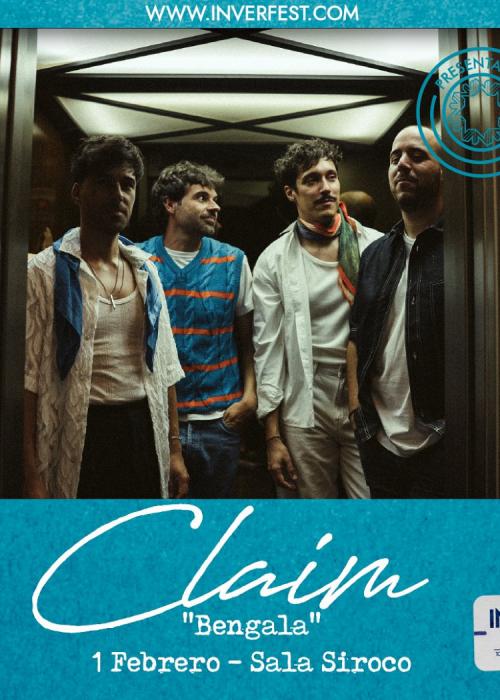 Cartel de Concierto de Claim en Madrid